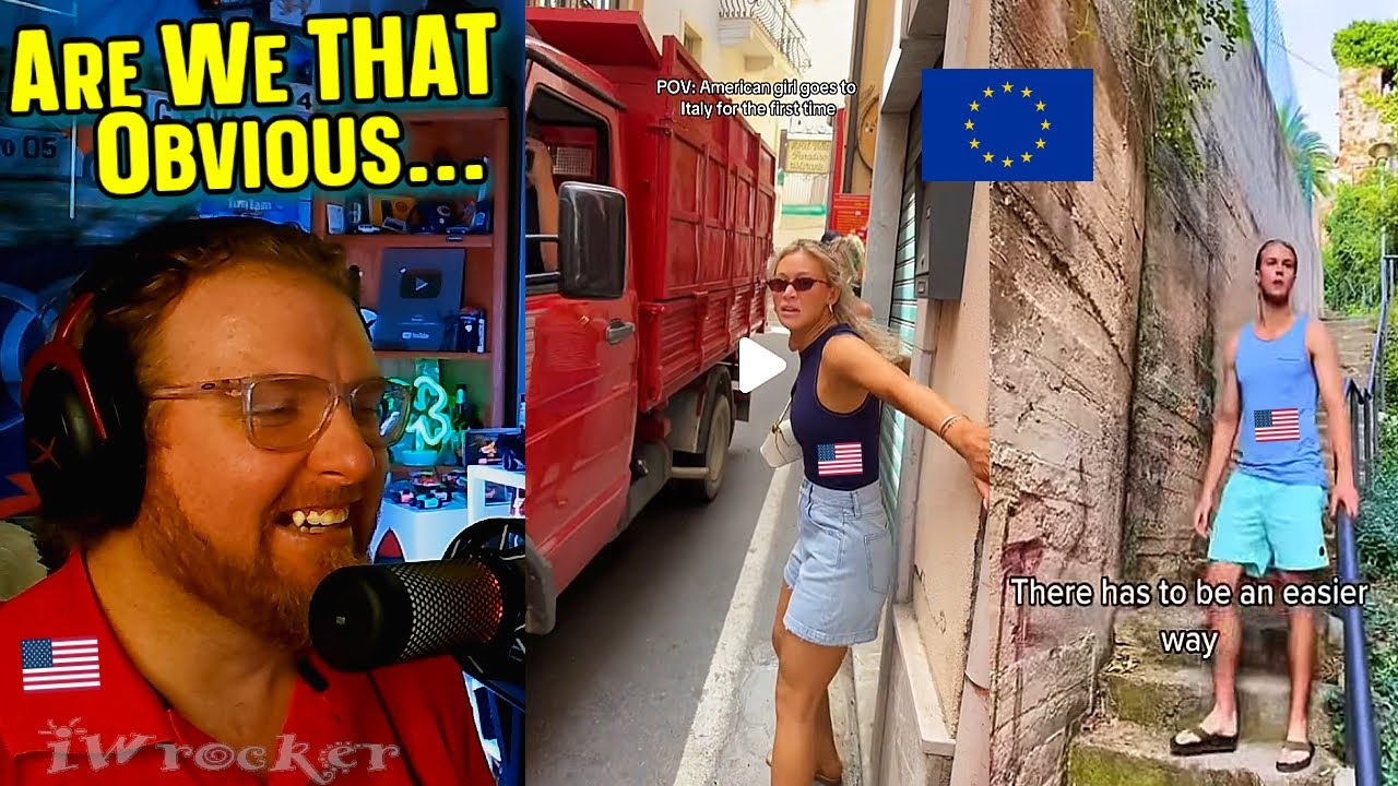 American Reacts to Stereotypical Americans' Experience in Europe..