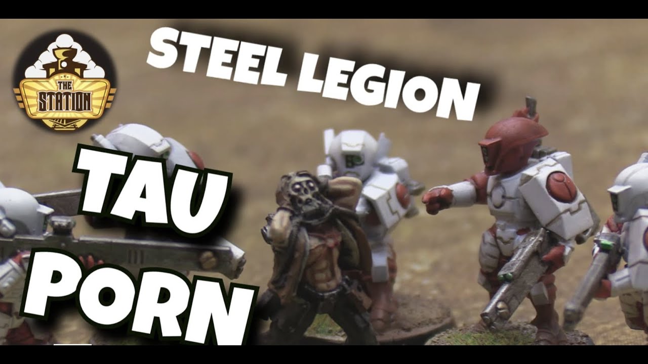 Играем  Битва в городе! Tau VS Steel Legion 1000pts Warhammer 40000
