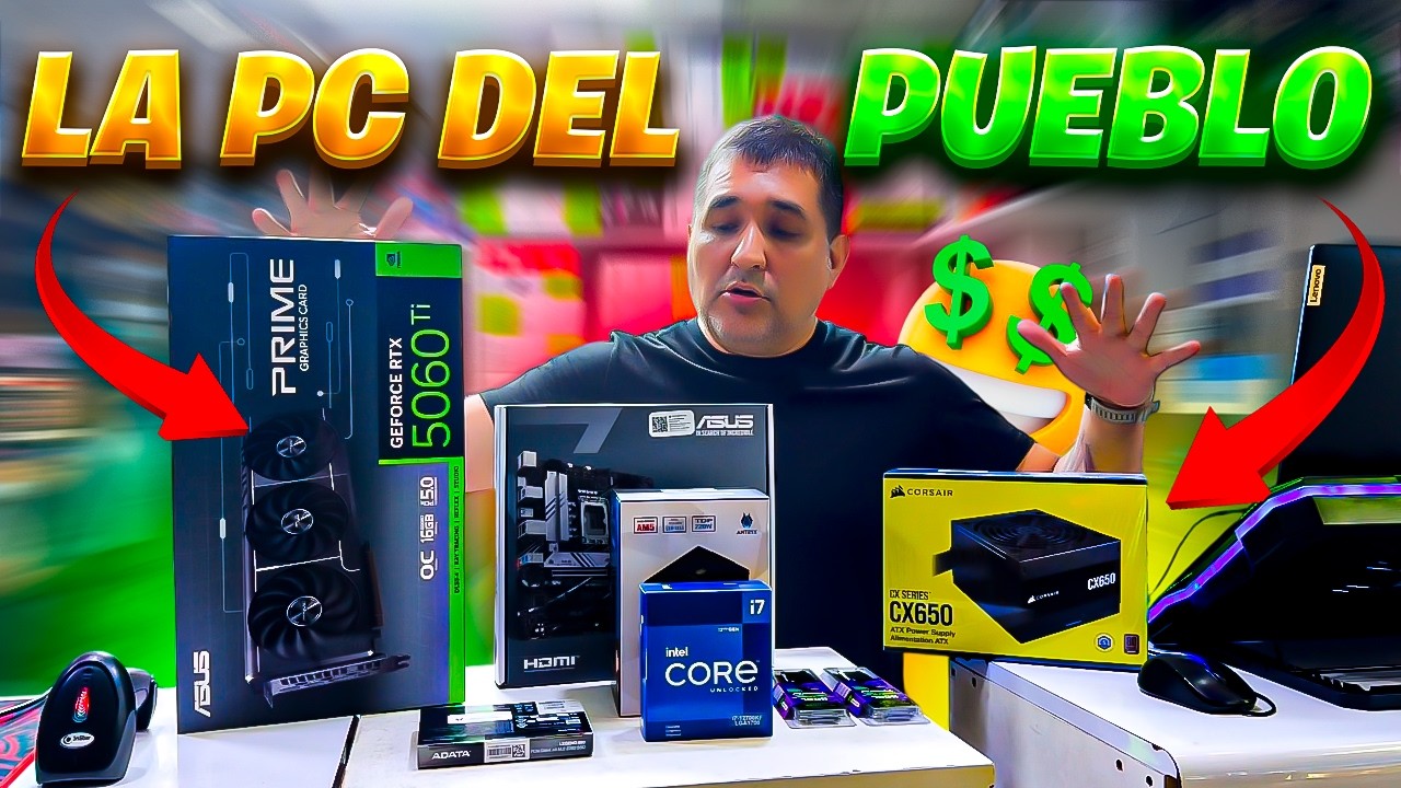 LA PC DE EL PUEBLO 2026 !!!! EQUIPOS CON DDR4 Y LAS RTX SERIE 50 MAS ECONOMICAS !!! CALIDAD PRECIO