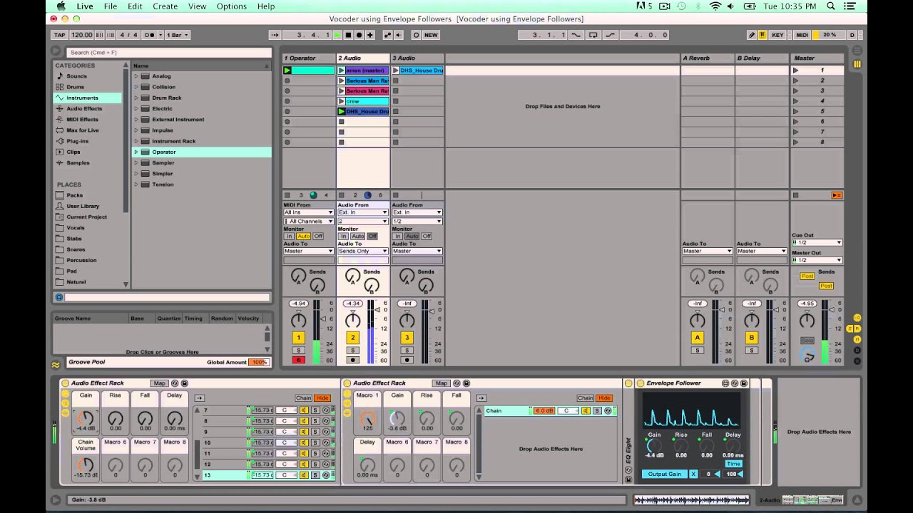 Making Your Own Vocoder Like Device With Ableton Live 9