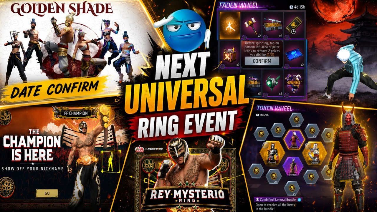 Golden Shade Return Free Fire 🤩 | Blood Moon Event FF |  Zombie Samurai Return | FF New Event