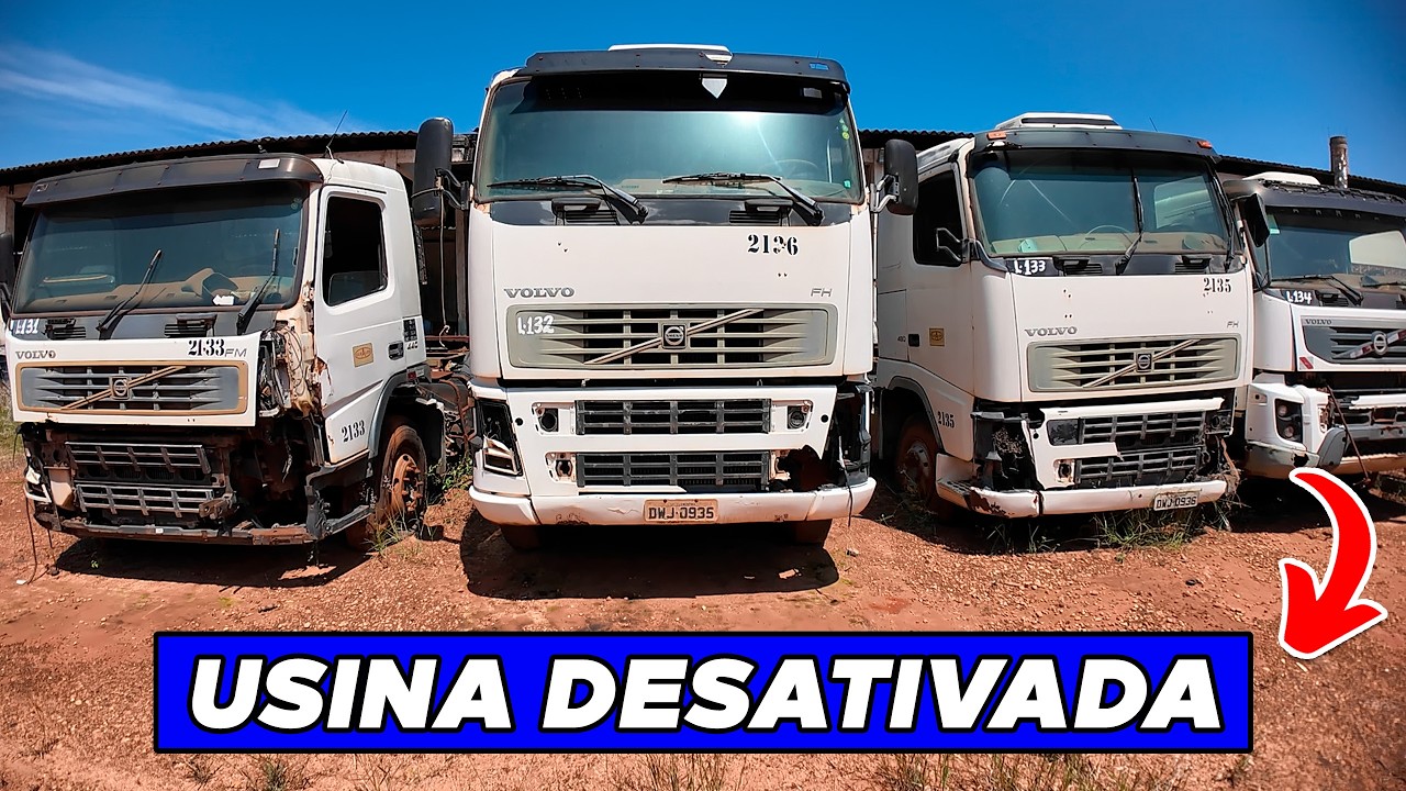 LEIL&Atilde;O DE CAMINH&Otilde;ES DE UMA USINA DESATIVADA