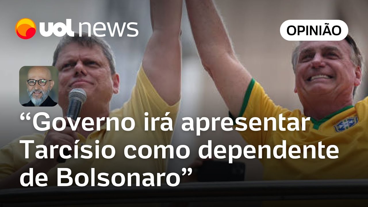 Aliados de Lula irão insinuar que se Tarcísio virar presidente será capacho de Bolsonaro | Josias