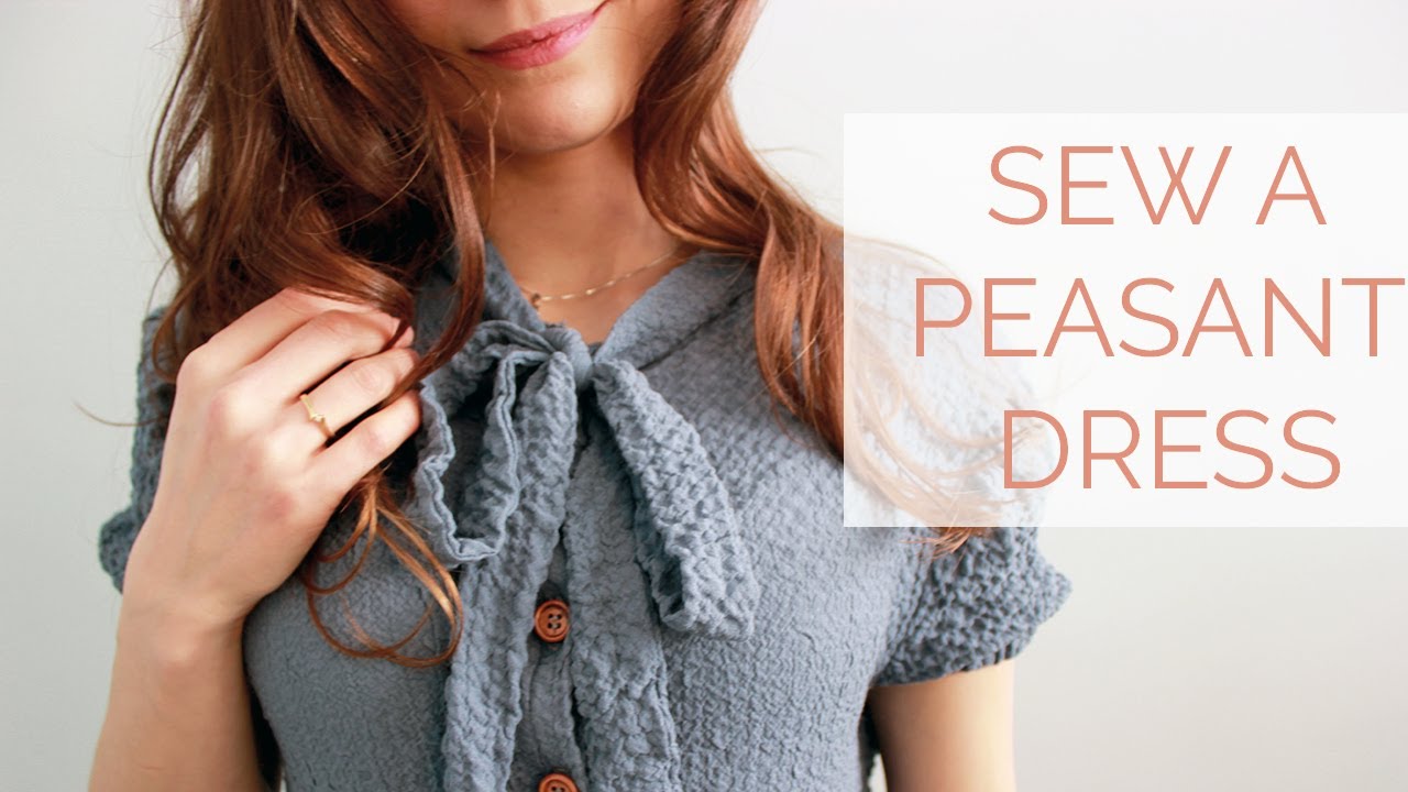 Sew Along of a Peasant Dress  the French Poetry Pleadies 2 Dress