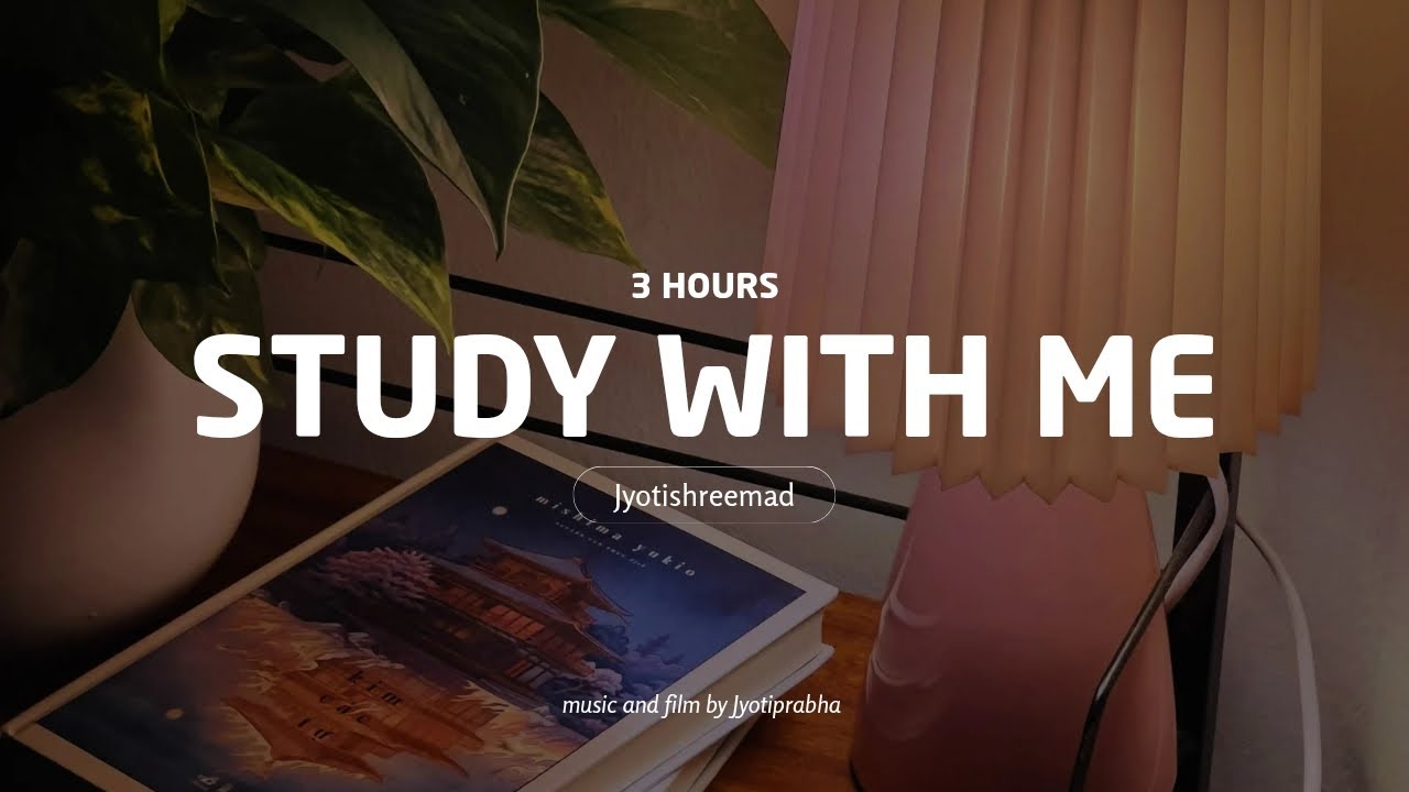 2 HOUR STUDY WITH ME at sunset 🌇 |calm piano, Rainey music with pomodoro 25-5