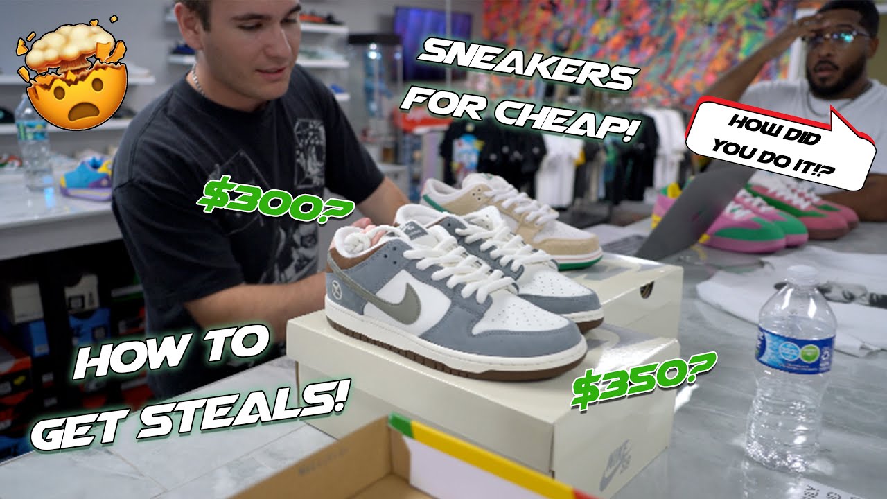 HOW TO GET STEALS ON SNEAKERS!?