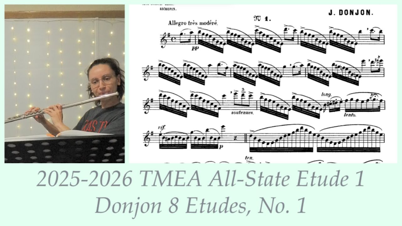 2025-2026 TMEA All-State Flute Etude 1