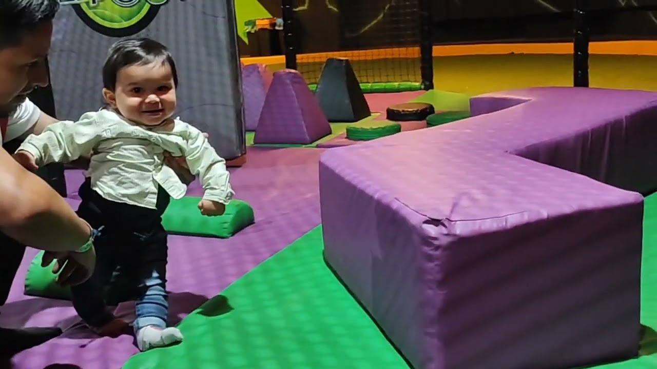 We went to FLIP OUT in Canary wharf with friends 