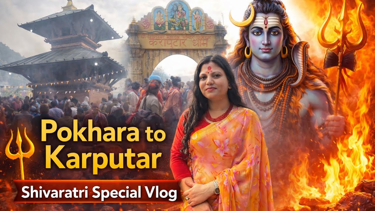 Early Morning Shivaratri Yatra | Pokhara to Karputar Temple | Family Vlog | Sandhya Kunwar