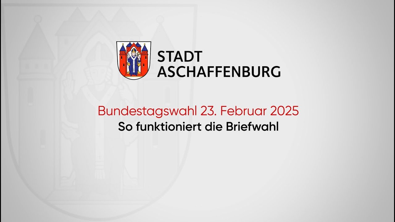 Bundestagswahl 2025: Briefwahl