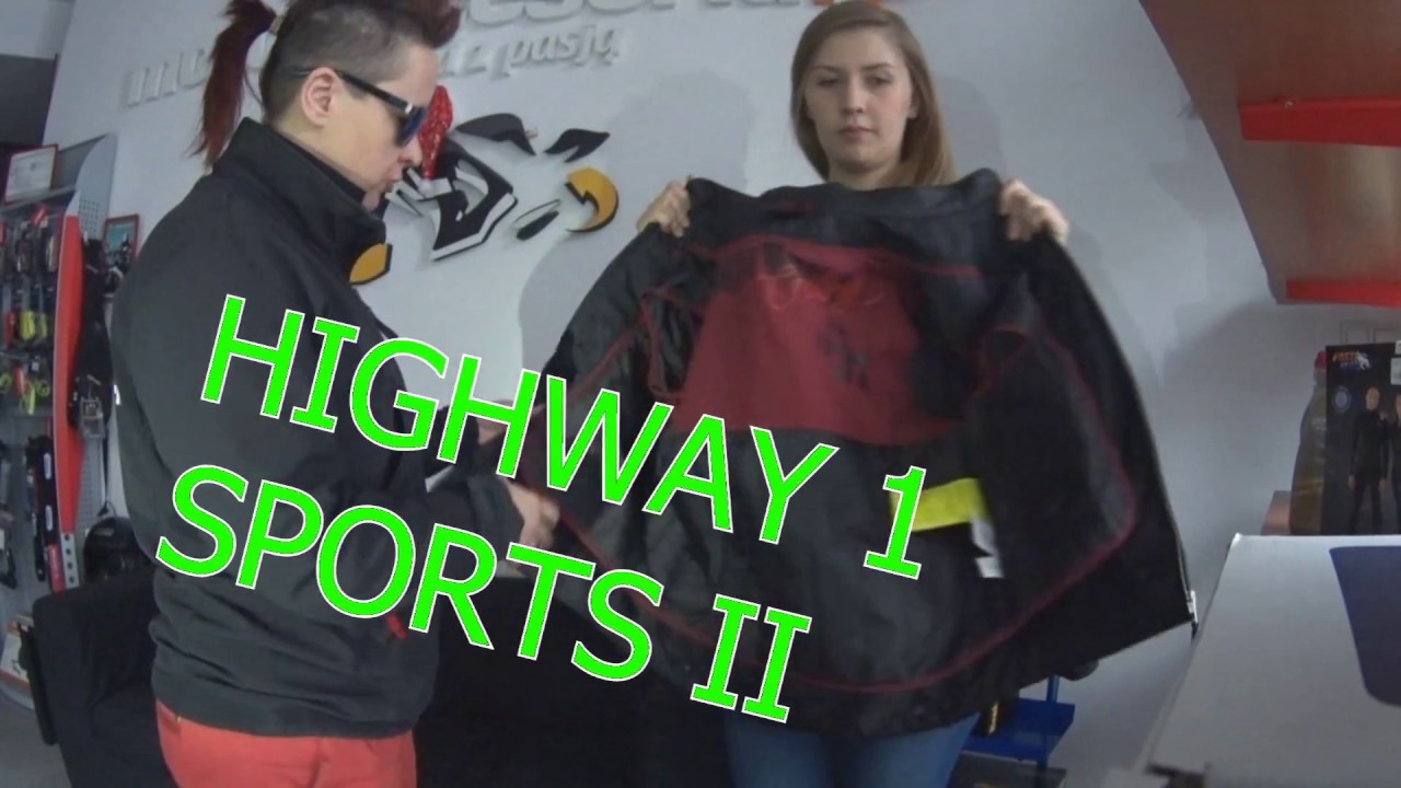 Motocyklowa skórzana kurtka  klasyczna HIGHWAY 1 SPORTS II Nowość 2017r [SMG]