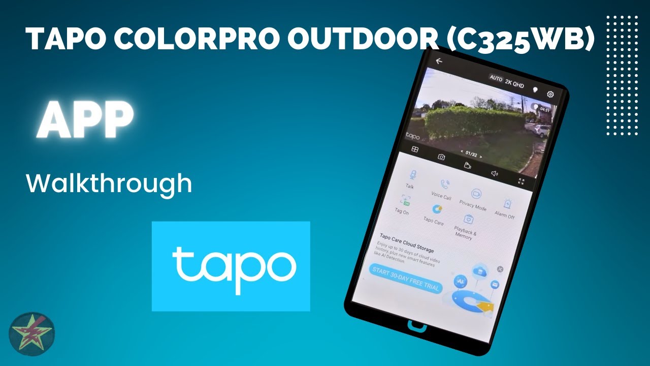 Tapo ColorPro Outdoor (C325WB) App Walk through