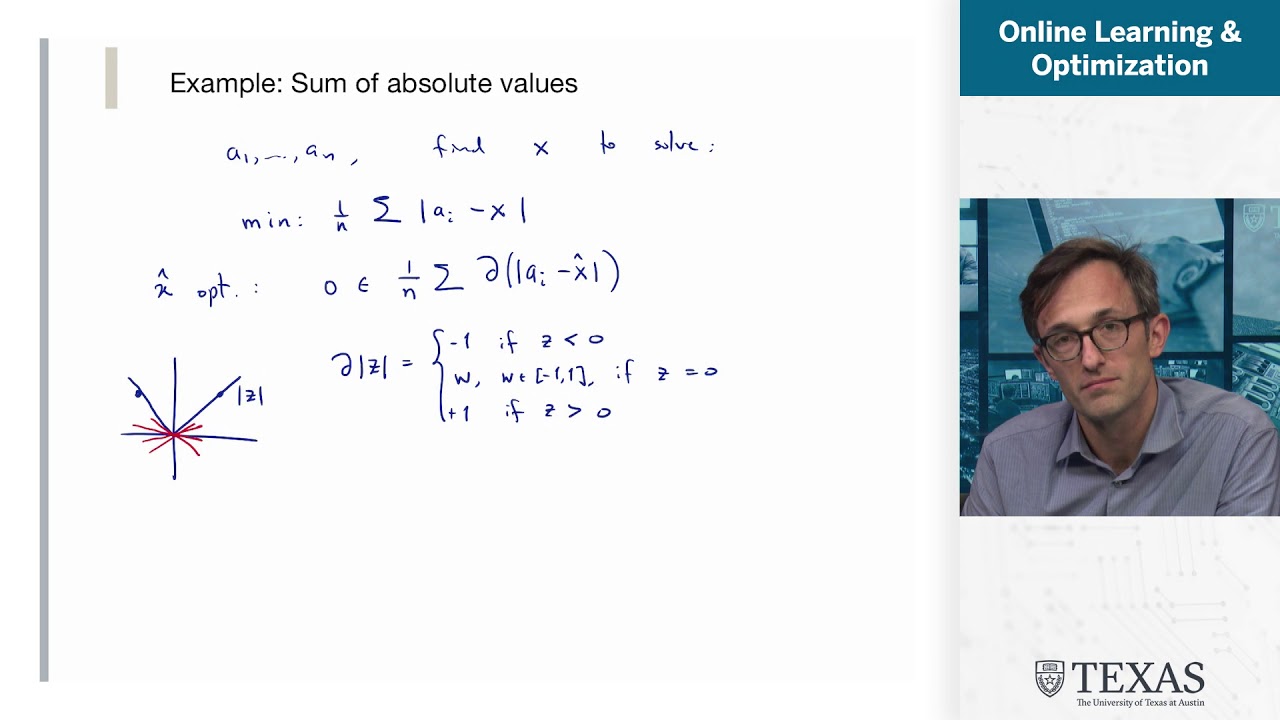 2.5 Optimality Conditions for Convex Optimization
