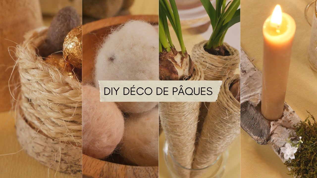 DIY || 4 idées déco de Pâques rapides et faciles | 4 quick and easy Easter decor ideas (eng.sub)