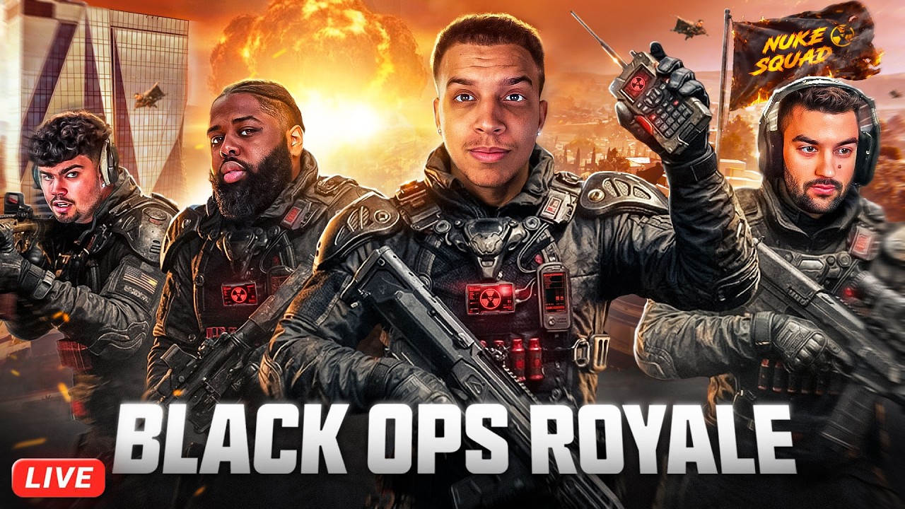 🔴 LIVE  - NEW MAP AVALON ☢️ BLACK OPS ROYALE ☢️ NUKE SQUAD