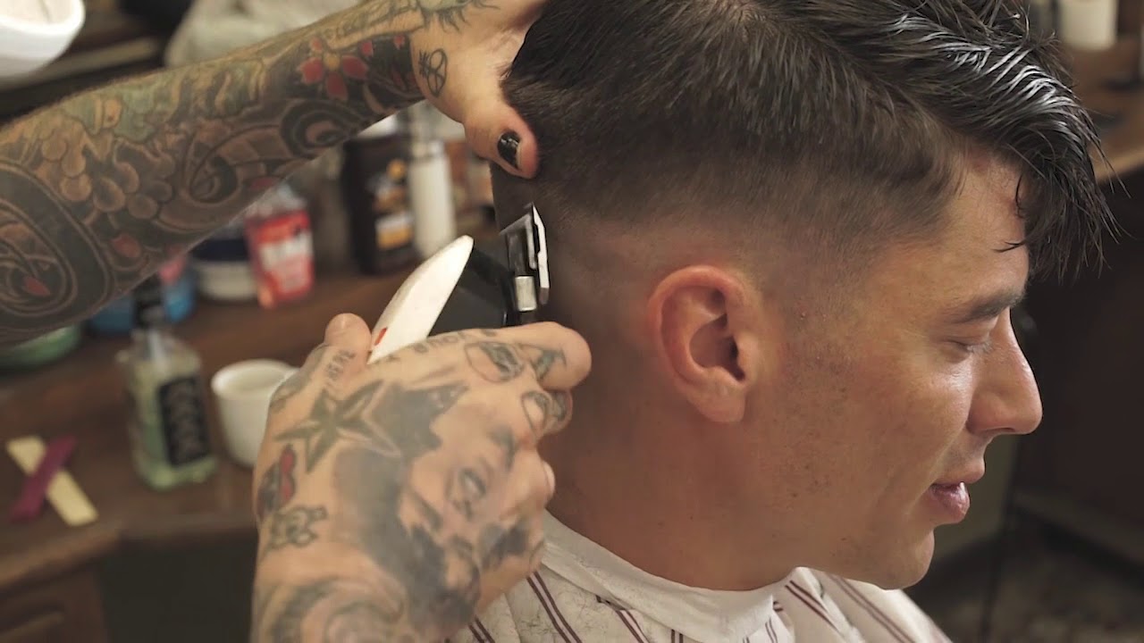 Ivy League Haircut with channel texture