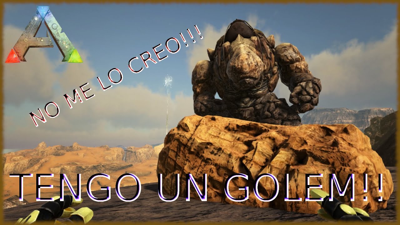 ARK RAGNAROK - Como tamear un Golem \ Elemental de roca \ Rock Elemental