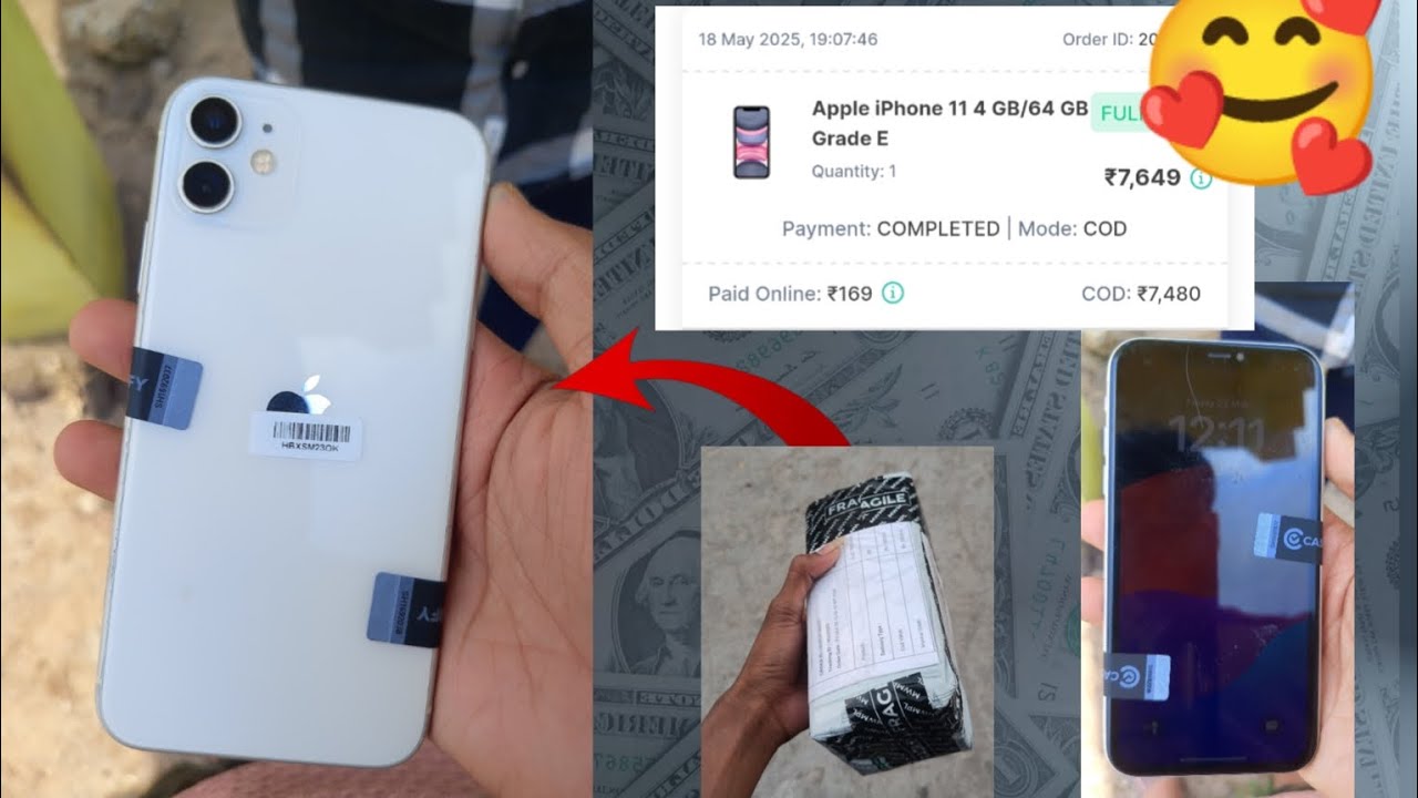 iPhone 11 ₹7,500/- 🤑 cashify super sale ✅ #iphone16 #shorts #shortvideo #unboxing