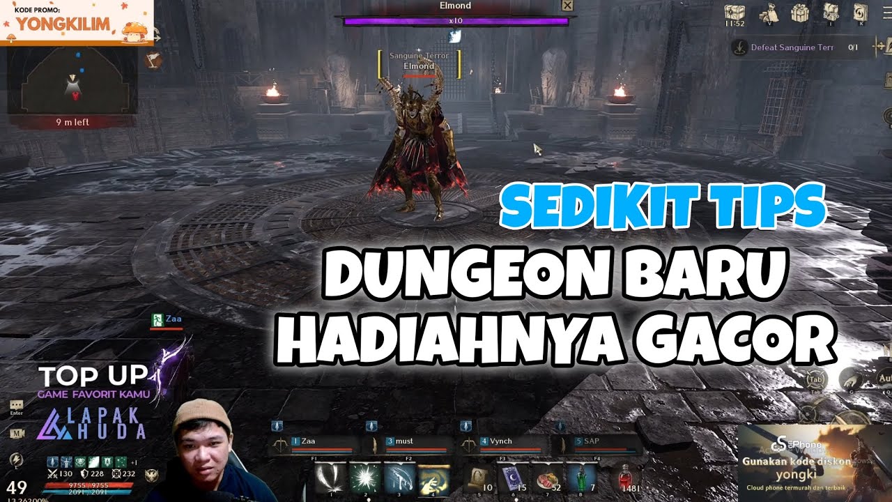 TIPS SINGKAT UNTUK MASUK PARTY DUNGEON BARU | NIGHT CROWS (Android/iOS/PC)