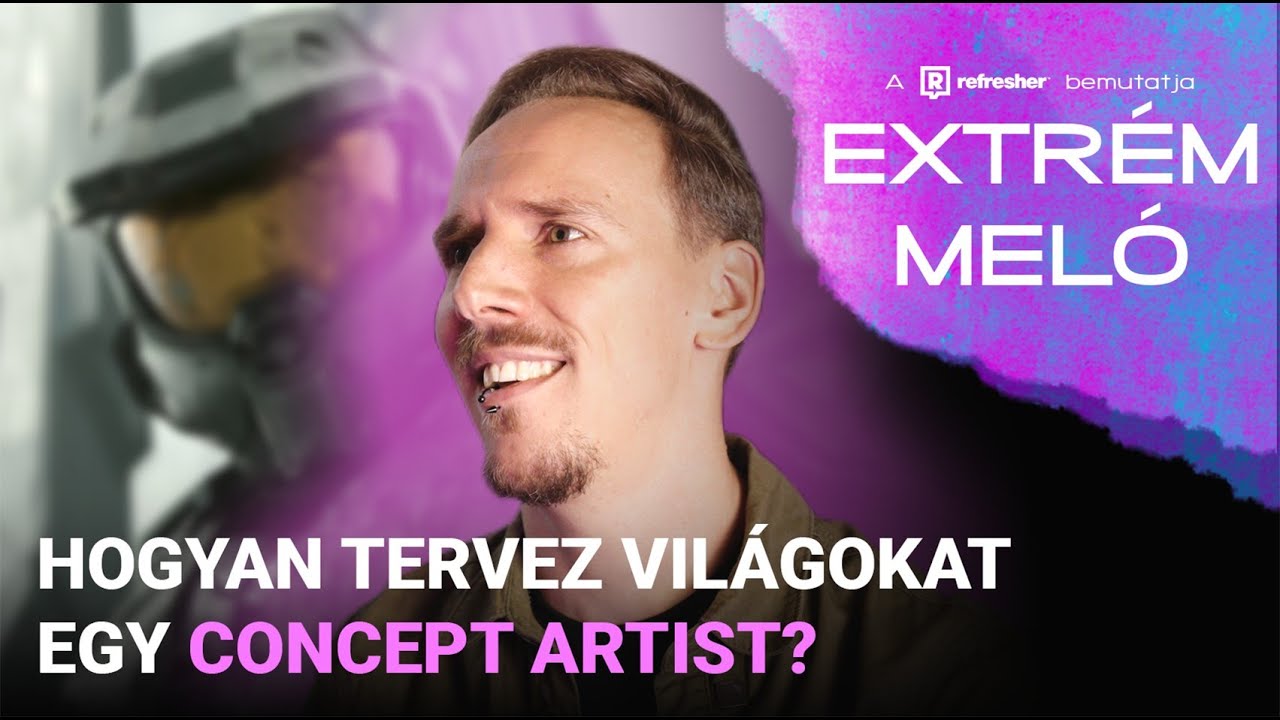 EXTR&Eacute;M MEL&Oacute; Sz&aacute;raz Benc&eacute;vel, aki concept artistk&eacute;nt a Dűn&eacute;be &eacute;s a Haloba is tervezett l&aacute;tv&aacute;nyelemet