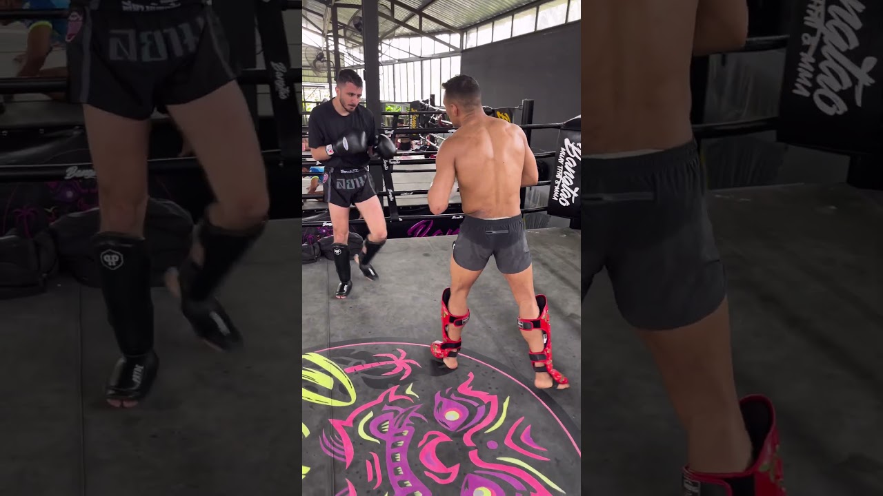 Muay Thai Tricks - Hard to Read Sweep with Ajarn Wat, Panicos Yusuf & Savvas Michael