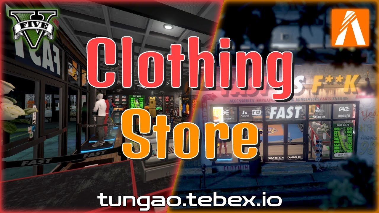 FIVEM | GTA V | Clothing Shop MLO (FiveM Ready)
