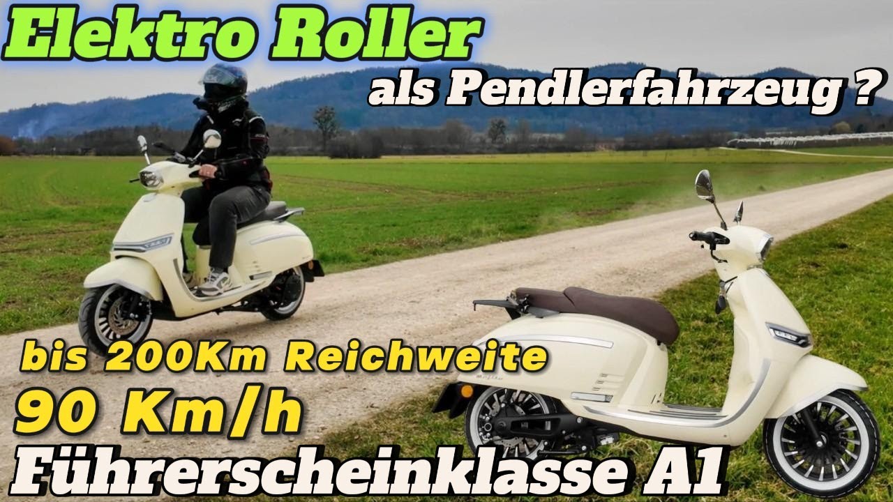 G&uuml;nstige Alternative zum Auto? ⚡Elektroroller mit bis zu 200Km Reichweite‼️