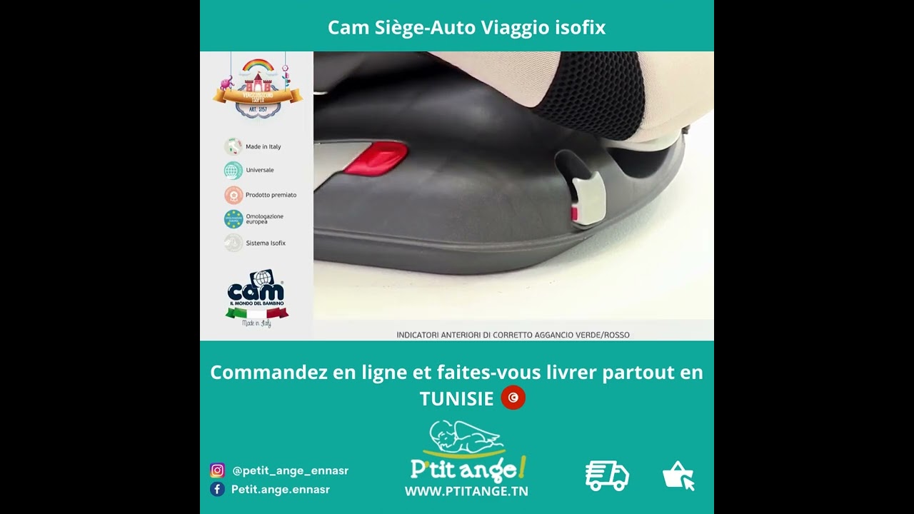 Cam Siège Auto Viaggio isofix
