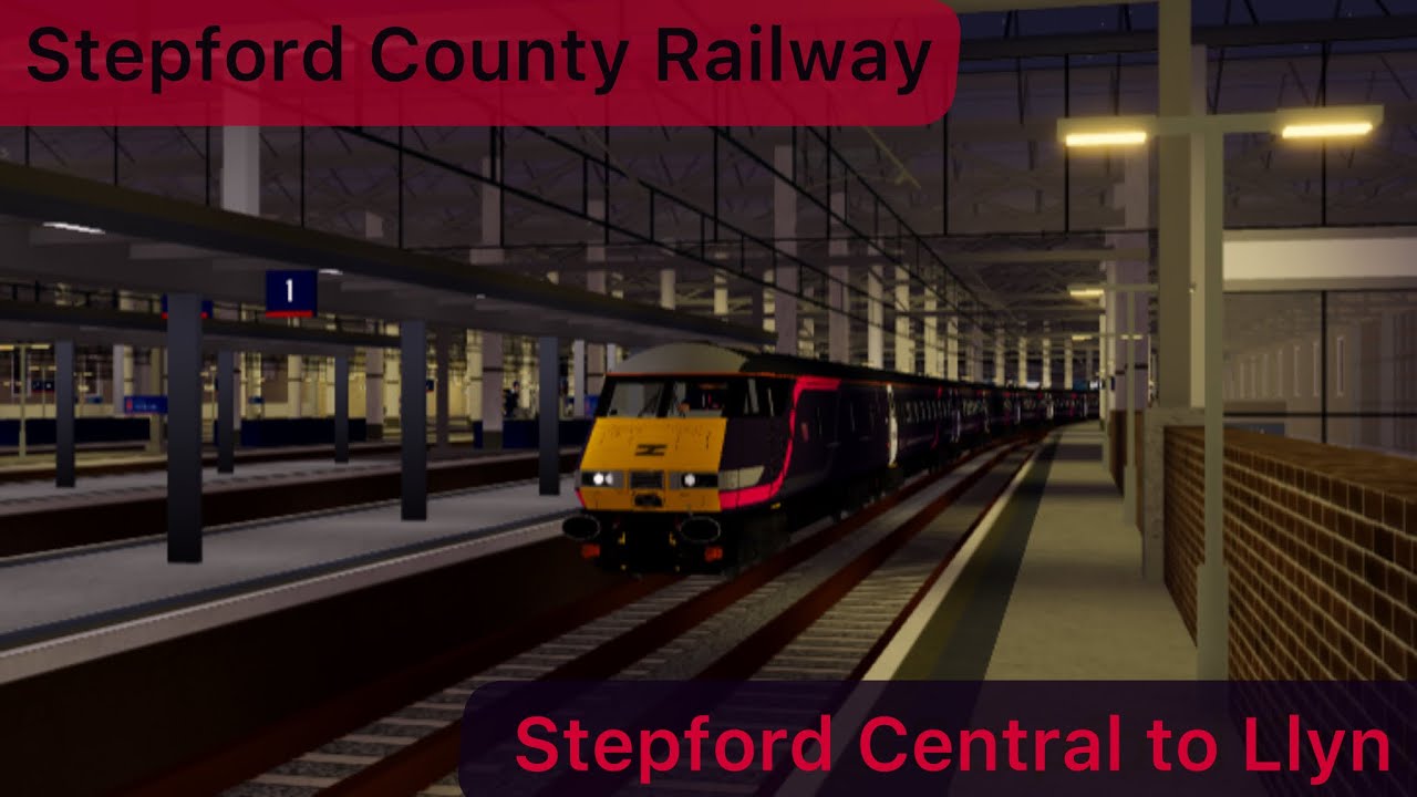 SCR v2.3.1 - Stepford Central to Llyn by the Sea timelapse - Class 91 Electra (7car set DVT leading)