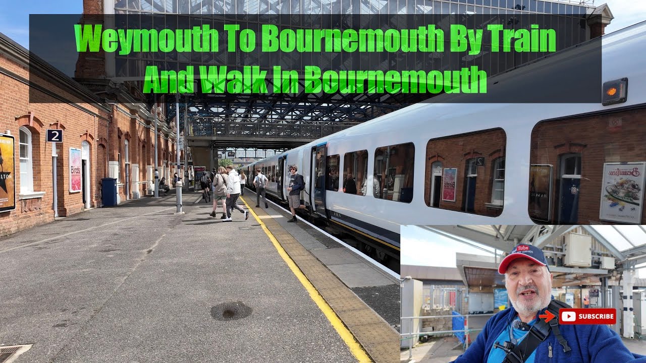 Weymouth To Bournemouth By Train and walk in Bournemouth