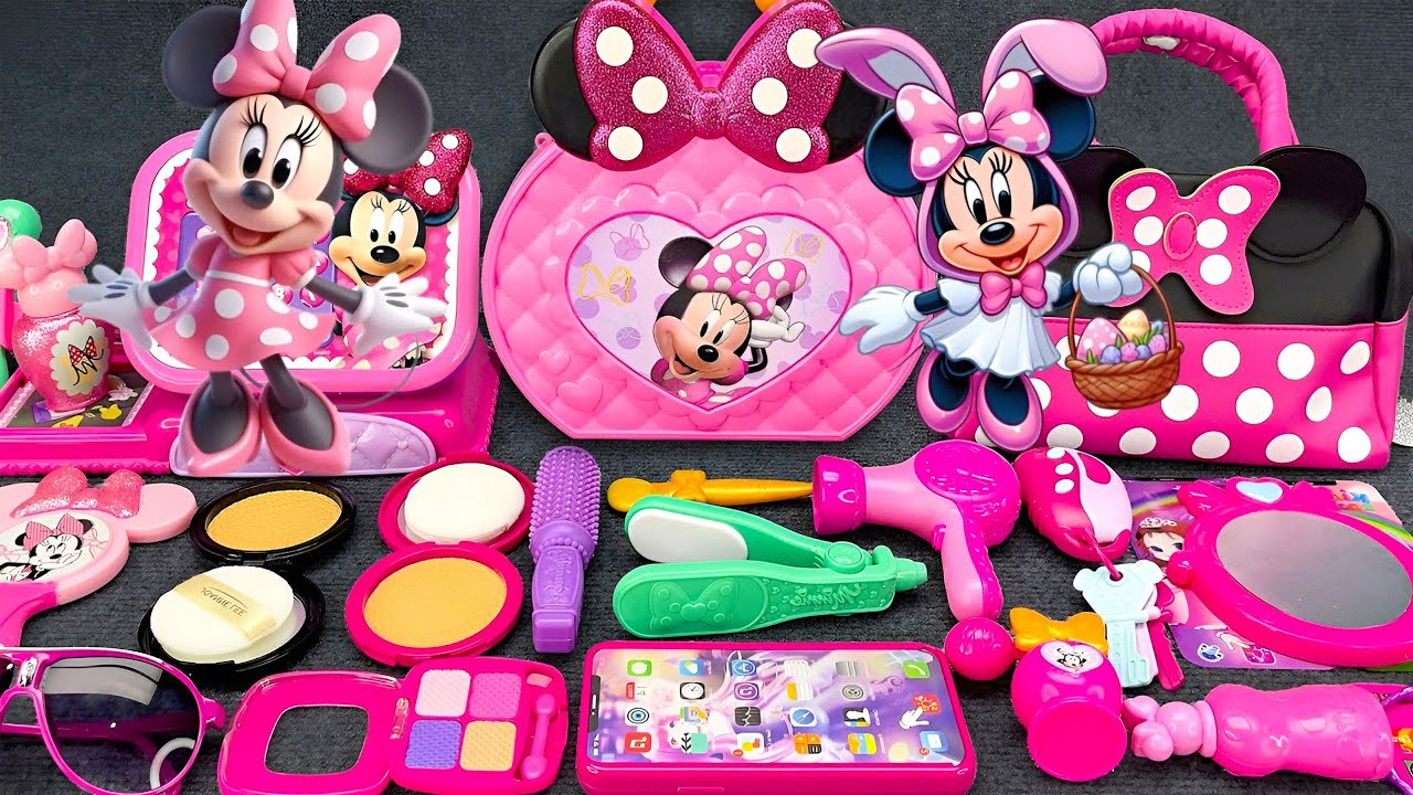 Disney Toy Collection ASMR 2026 | Satisfying with Unboxing Minnie Mouse Makeup Playset | Review toys