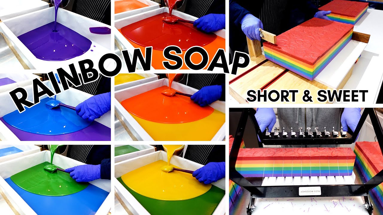 Rainbow Soap | Short & Sweet | MO River Soap