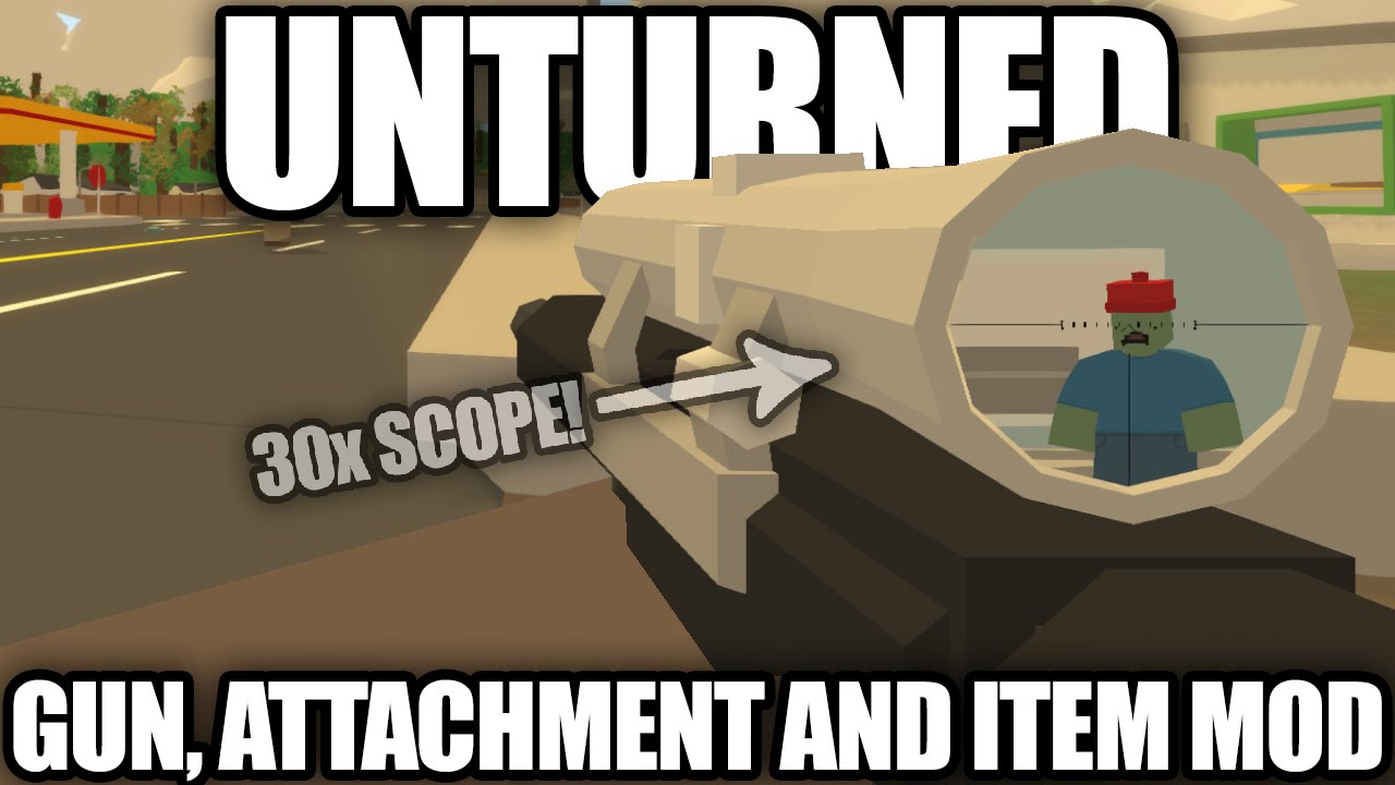 Unturned Modday: Super Item Modpack! (Guns, Items, Attachments, Consumables, New Car)
