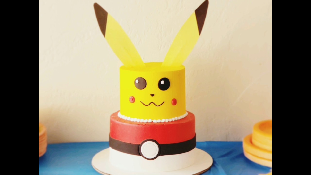 Pokemon cake tutorial