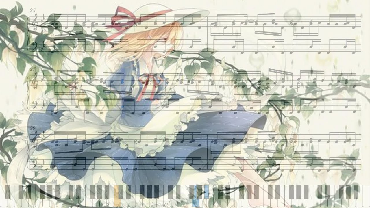 【東方夢時空】｢夢消失 ～ Lost Dream｣　ピアノアレンジ(楽譜付き)