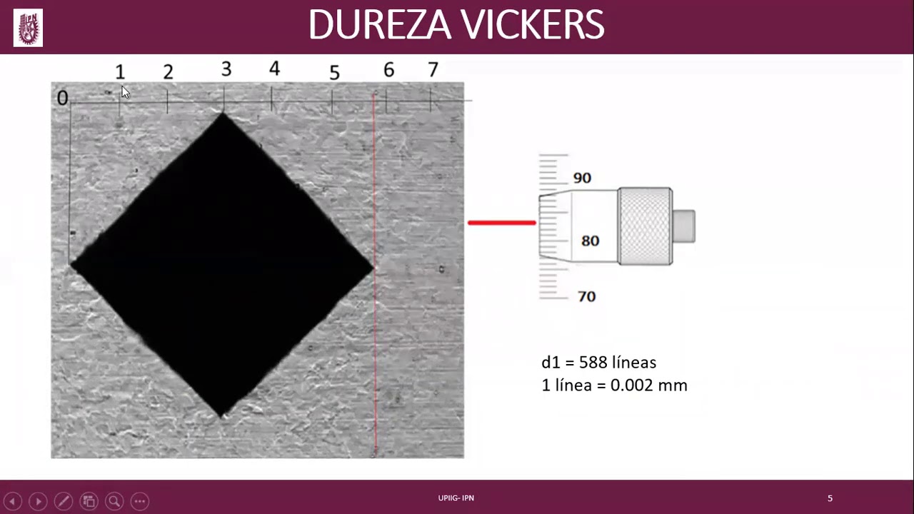 Ensayo de Dureza Vickers