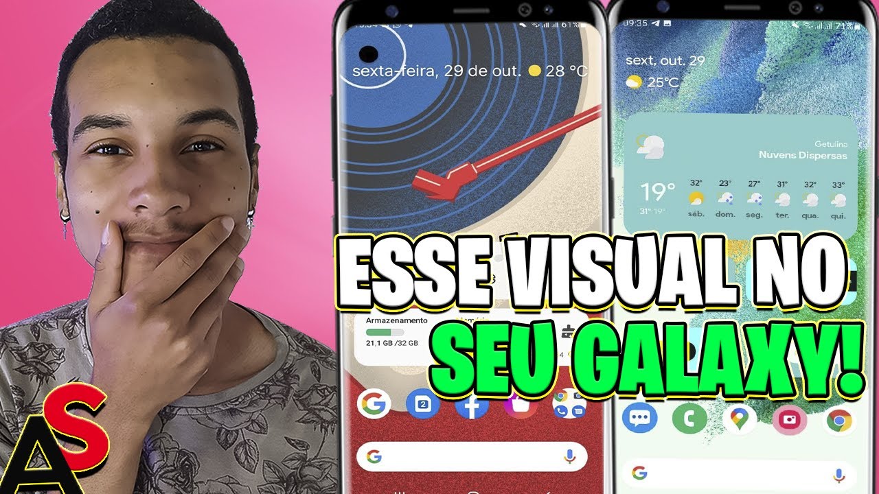 INSTALE AGORA! VISUAL MATERIAL YOU NO ANDROID 11 NO SEU GALAXY 😍