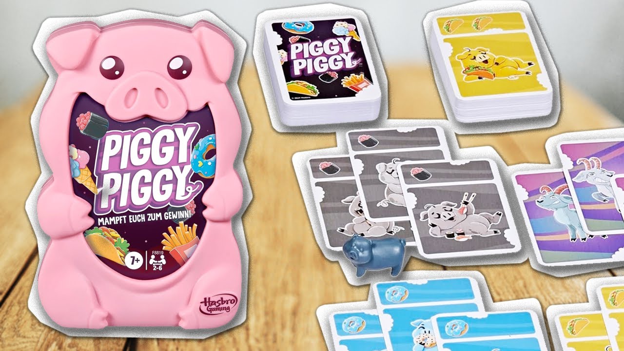 How to play PIGGY PIGGY game (official rules, instructions and gameplay) | boardgamesTV x Hasbro