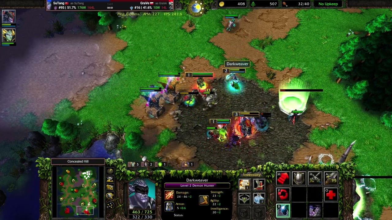 【上赛季对NE 88.2%胜率的MMR 2k波兰高手 紧张操作之下迫使犯下致命错误】Warcraft III 1v1 vs 🇵🇱Undead MMR 1947 W3C 2.0.3.2 魔兽争霸III