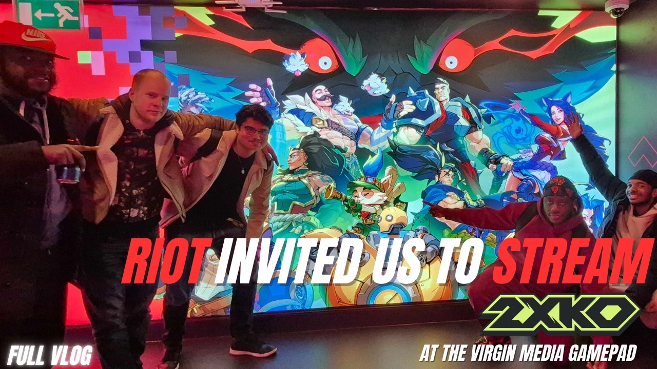 RIOT GAMES INVITED US TO STREAM 2XKO AT THE VIRGIN MEDIA GAMEPAD