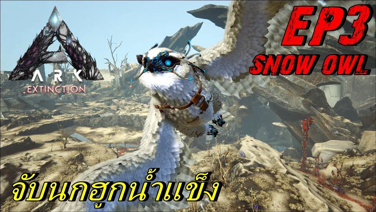 BGZ - ARK Extinction EP#3 จับนกฮุกน้ำเเข็ง Tame Snow Owl