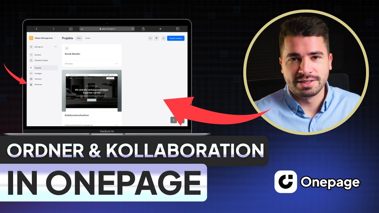 Workflow optimieren: Onepage Ordner-Struktur & Kollaboration einfach erkl&auml;rt