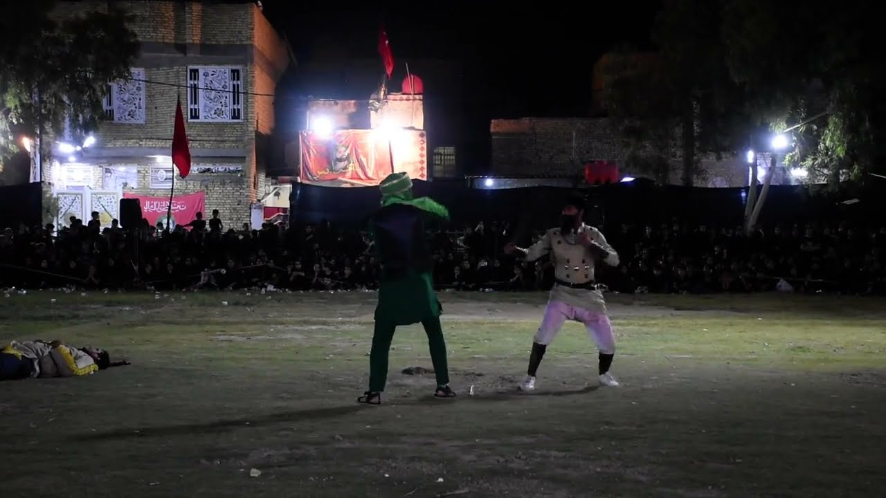مقتل القاسم ابن الحسن ع || واقعة يوم العاشر || هيئة تشبيه انصار الزهراء ع محرم 1445هجريه