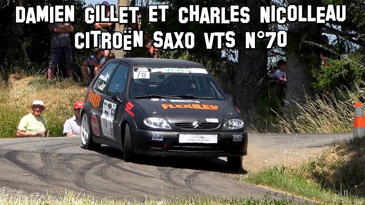 Rallye des Bornes 2022 - Citroën Saxo VTS N°70 - Damien GILLET et Charles NICOLLEAU