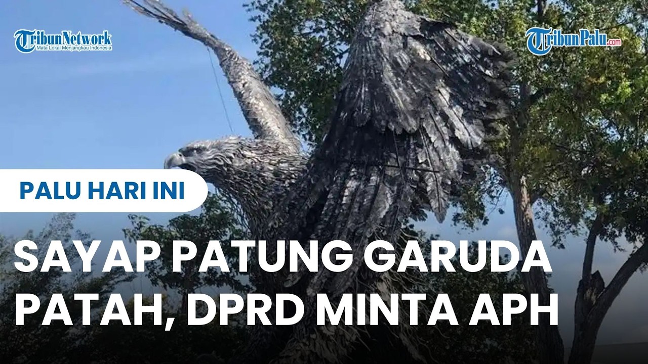 Sayap Patung Burung Garuda di Taman Nasional Patah Lagi, DPRD Palu Minta APH Turun Tangan