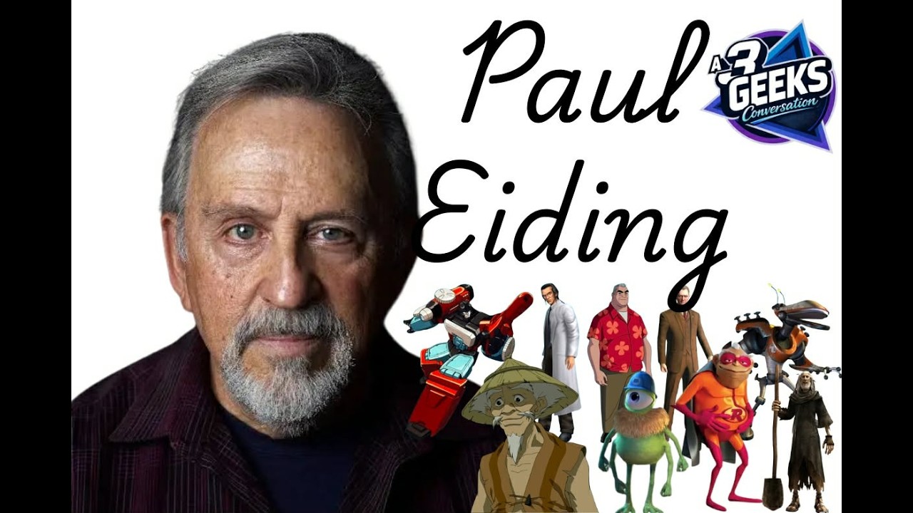 Paul Eiding Interview! Transformers, Voice Acting & Career Stories | 3 Geeks Podcast