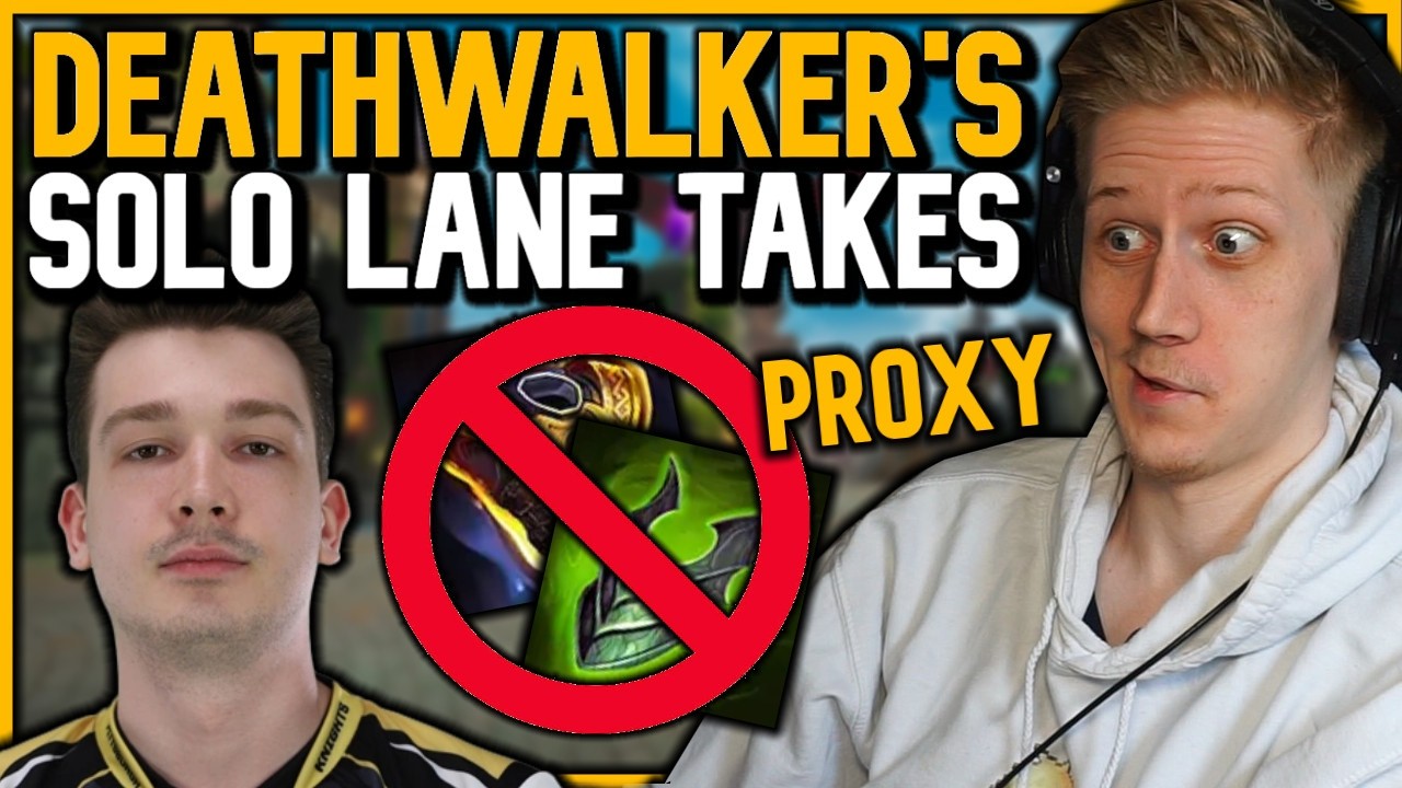 Реакция на мысли Deathwalker/Benko о соло-лейне и SMITE 2!