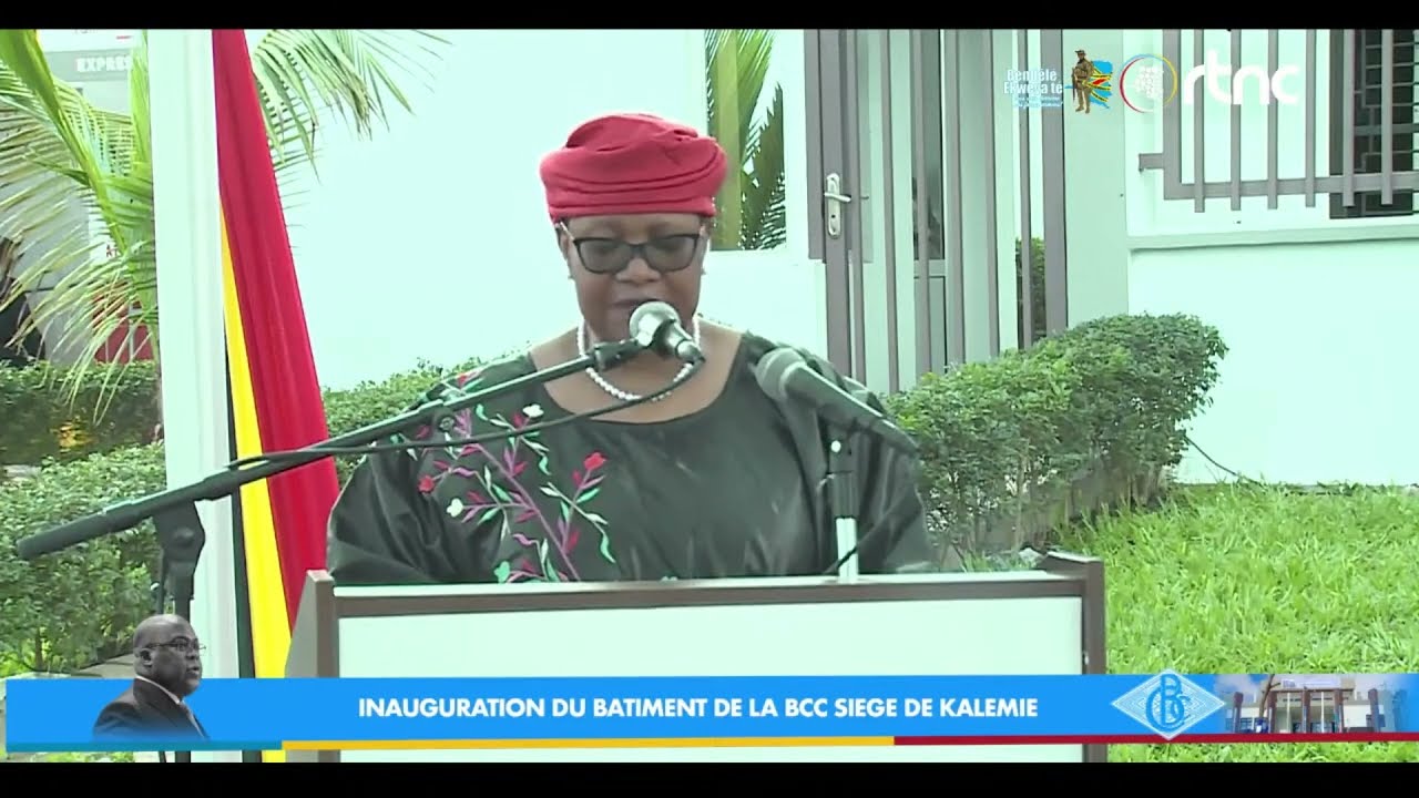 DIRECT |  INAUGURATION DU BATIMENT DE LA BCC A KALEMIEJEUDI 28 NOVEMBRE 2024