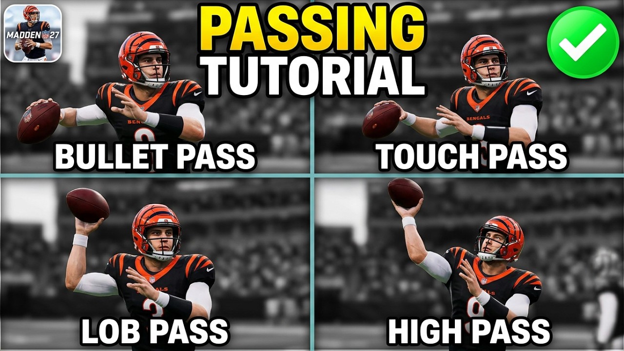 Как сделать пас в Madden 27