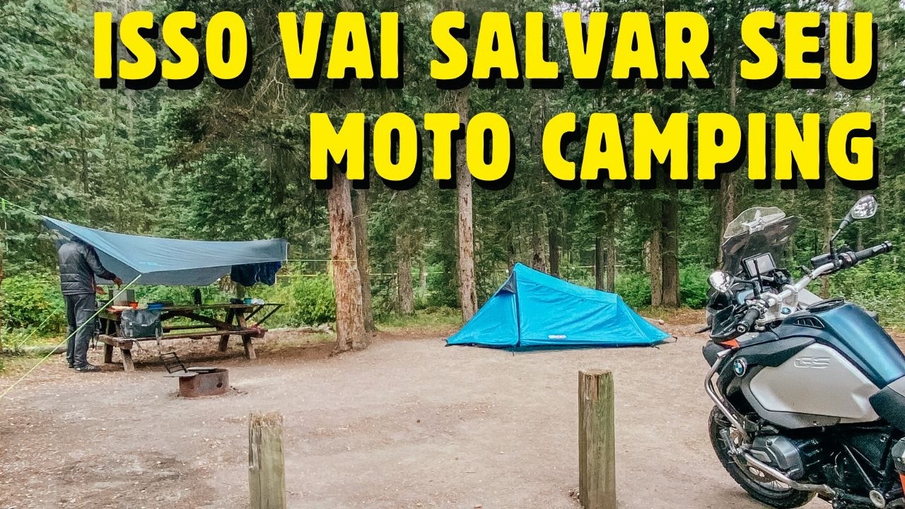 COMO montar um kit de MOTO-CAMPING compacto e leve